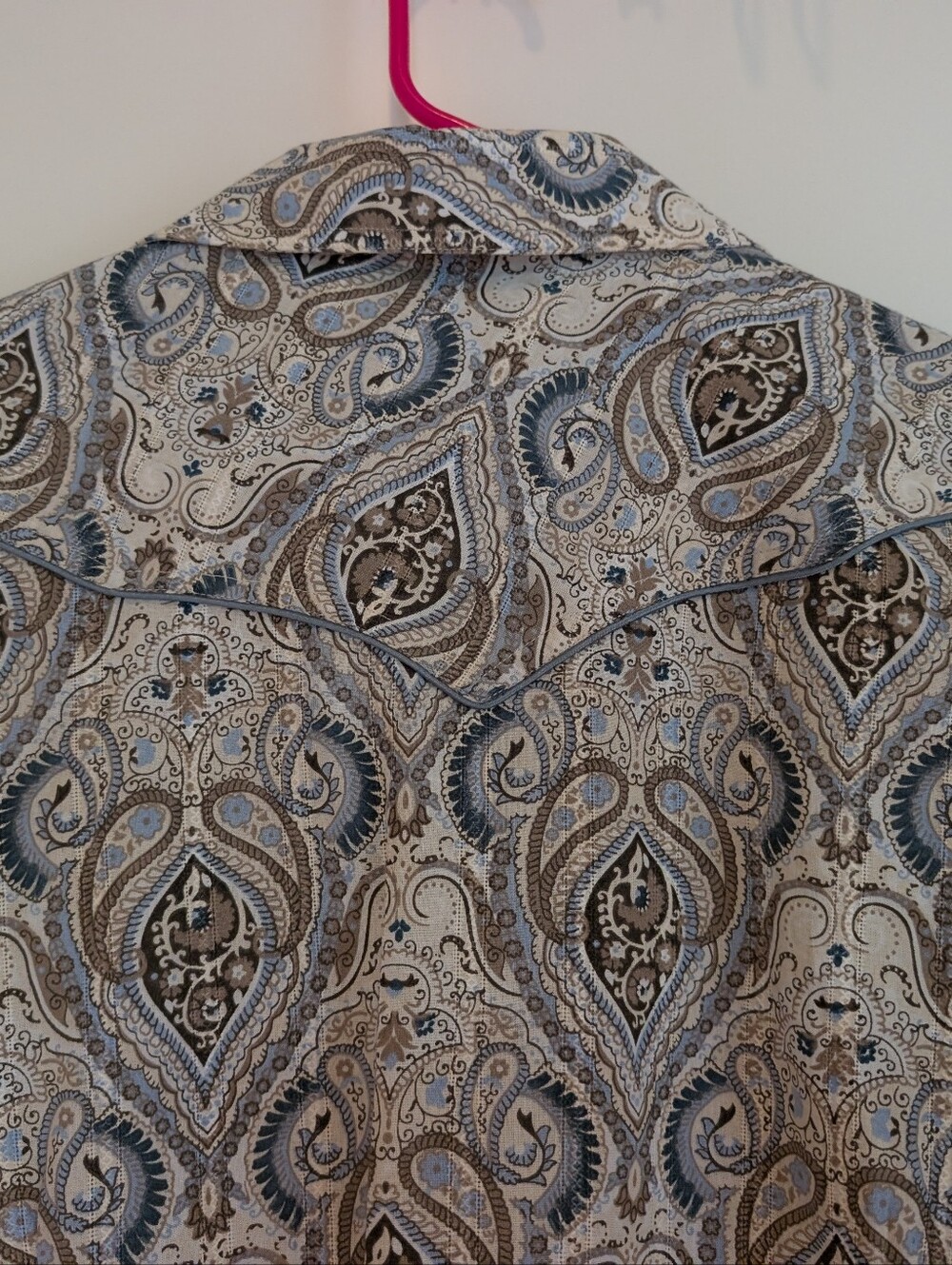 Ariat Button Down Long Sleeve Karla Shirt Glacier Blue - Paisley - Picture 6 of 6